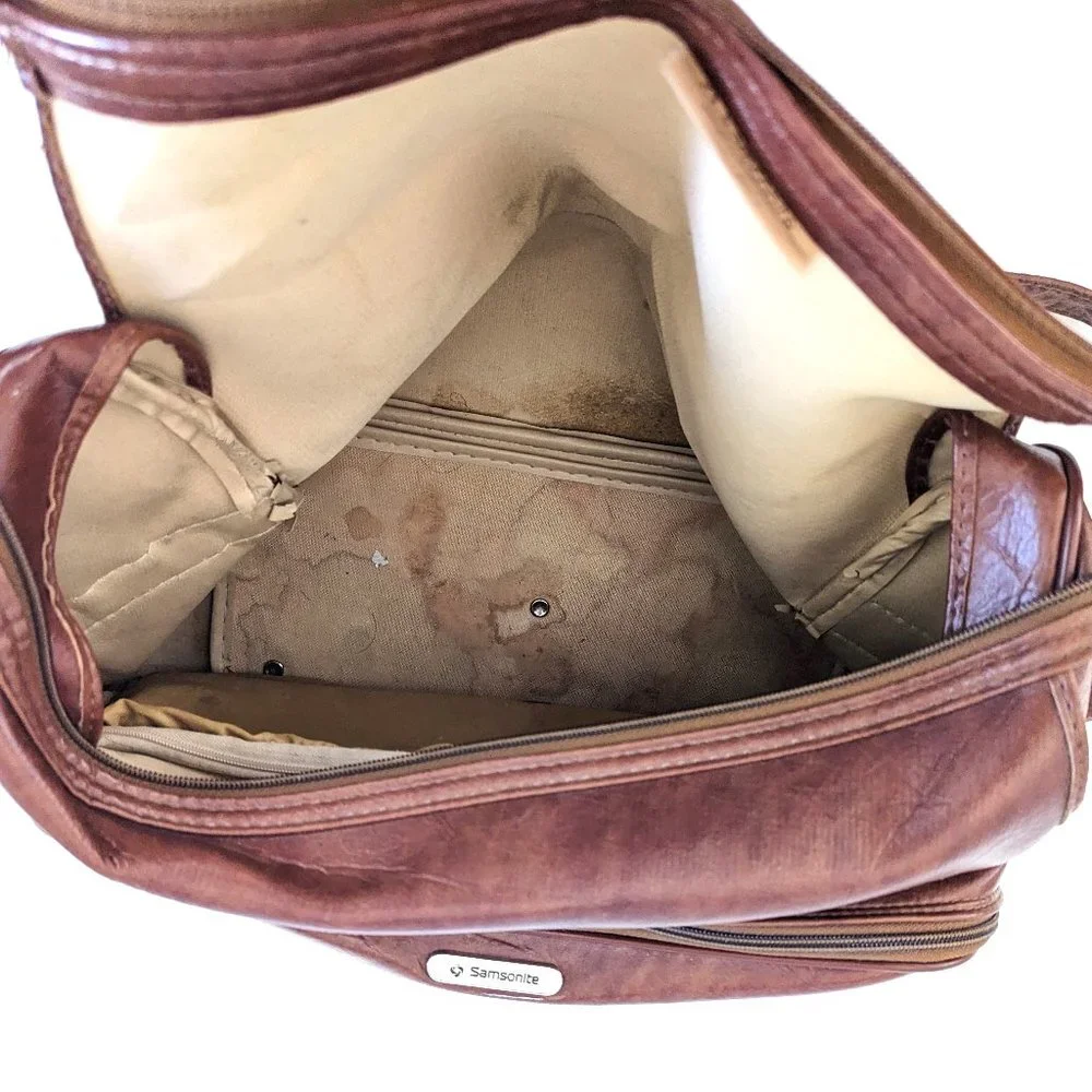Vintage Samsonite Carry-on Faux leather Shoulder Bag